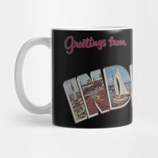 Greetings from Indiana Mug